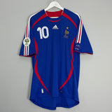 2006/07 FRANCE ZIDANE #10 HOME SHIRT (XL) ADIDAS