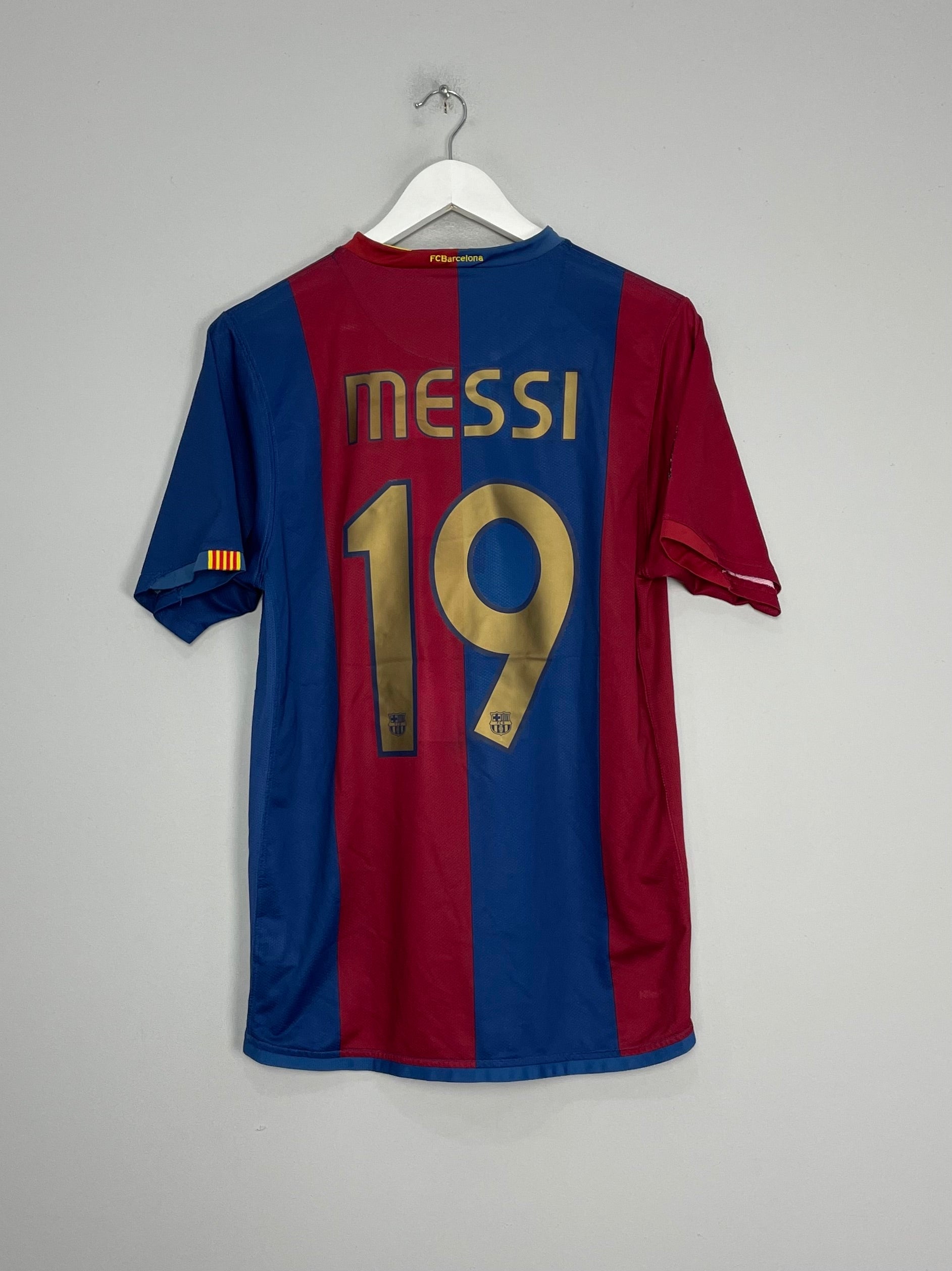 2006/07 BARCELONA MESSI #19 HOME SHIRT (M) NIKE