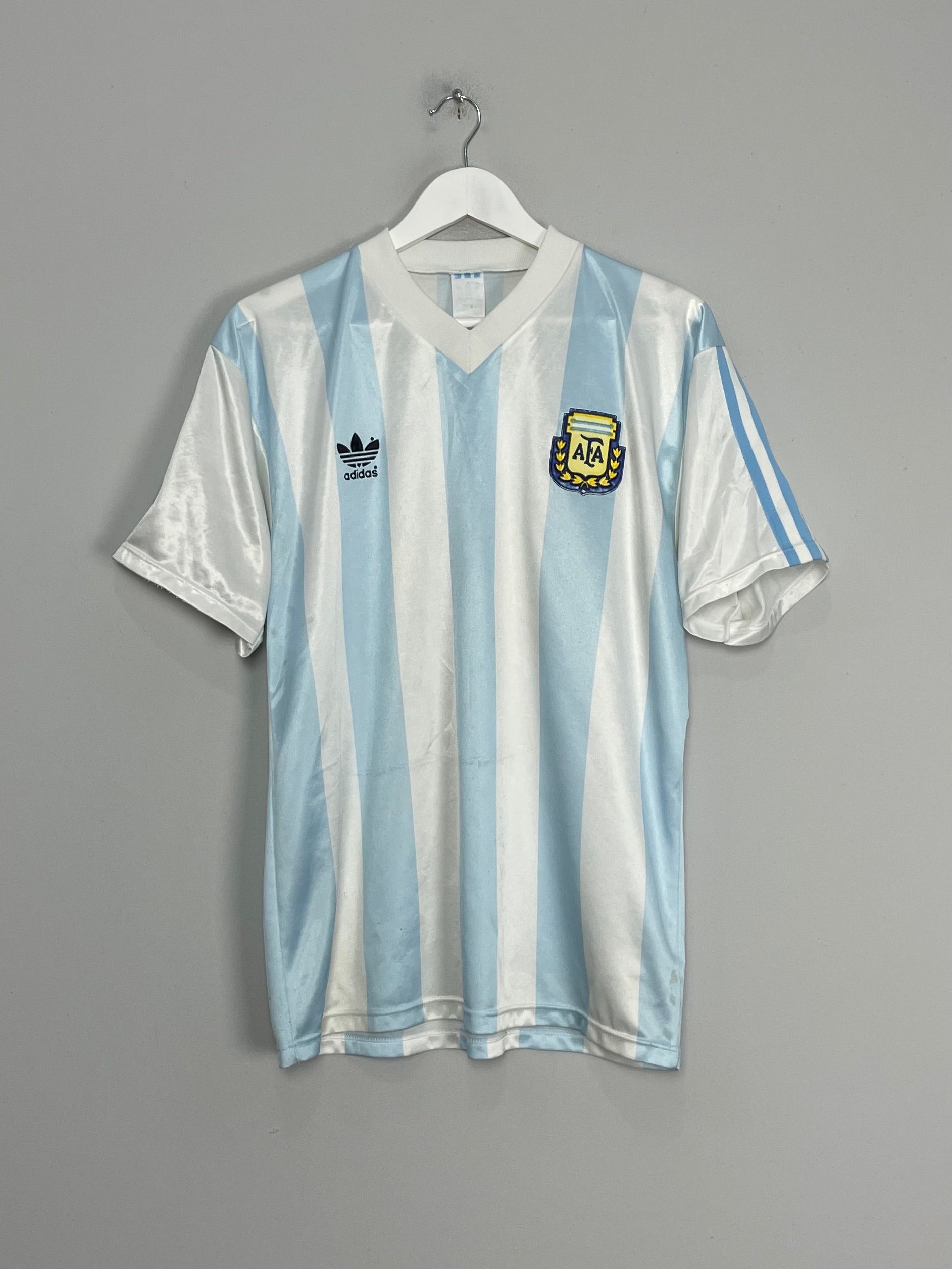 1990/91 ARGENTINA HOME SHIRT (M) ADIDAS