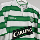 2003/04 CELTIC LARSSON #7 HOME SHIRT (XL) UMBRO