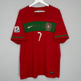 2010/11 PORTUGAL RONALDO #7 HOME SHIRT (XL) NIKE