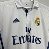 2016/17 REAL MADRID RONALDO #7 L/S HOME SHIRT (S) ADIDAS