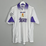 1997/98 REAL MADRID SUKER #9 C/L HOME SHIRT (L) KELME