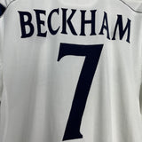 2000/01 MANCHESTER UNITED BECKHAM #7 AWAY SHIRT (XL) UMBRO