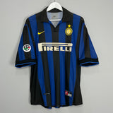 1998/99 INTER MILAN RONALDO #9 HOME SHIRT (L) NIKE