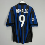 1998/99 INTER MILAN RONALDO #9 HOME SHIRT (L) NIKE