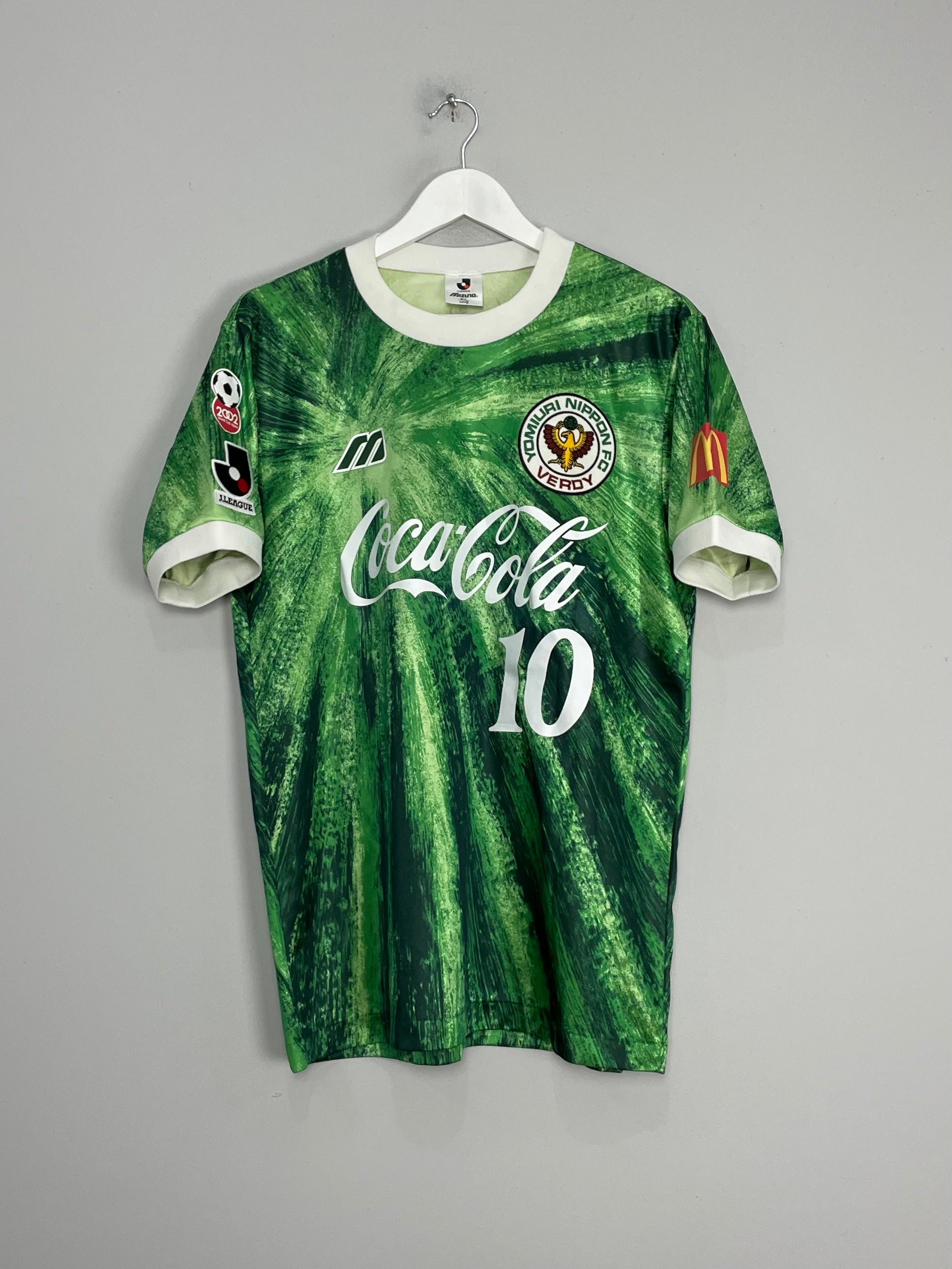 1993/95 TOKYO VERDY #10 HOME SHIRT (L) MIZUNO