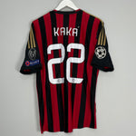 2013/14 AC MILAN KAKA #22 C/L HOME SHIRT (L) ADIDAS