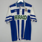 1993/94 DEPORTIVO LA CORUNA HOME SHIRT (XL) UMBRO