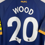 2022/23 NEWCASTLE UNITED WOOD #20 AWAY SHIRT (L) CASTORE