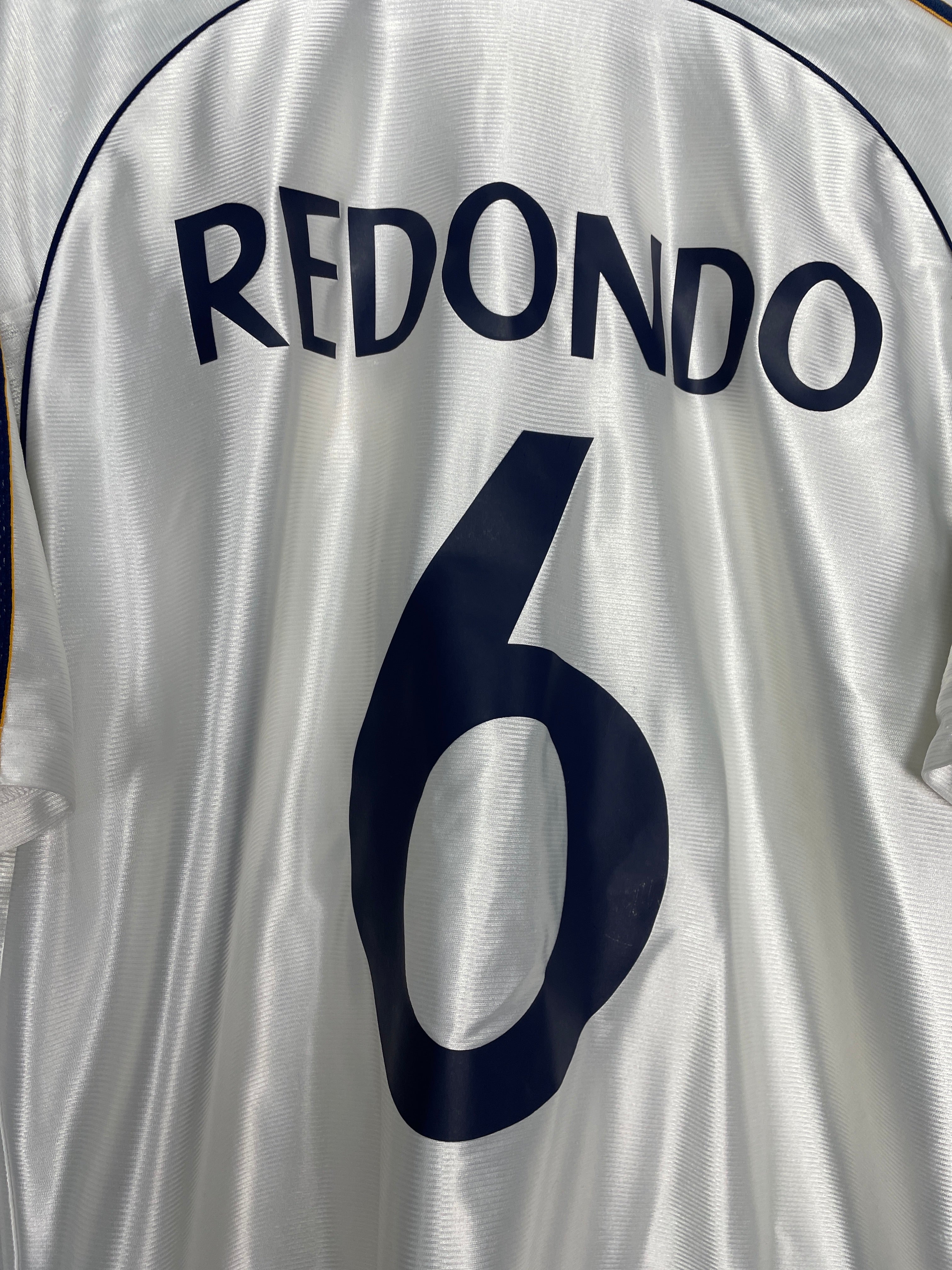 1998/00 REAL MADRID REDONDO #6 HOME SHIRT (L) ADIDAS