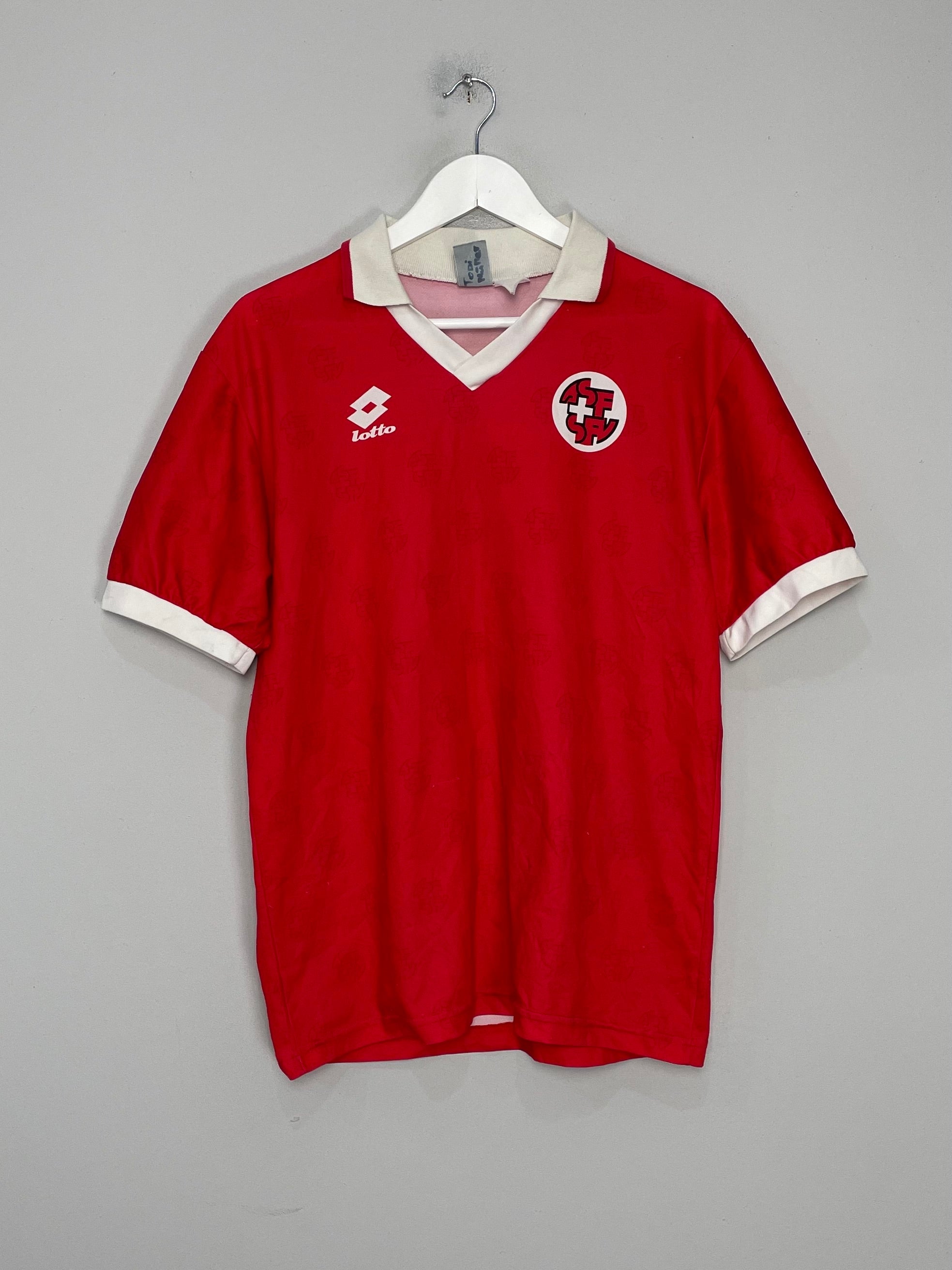 1994/96 SWITZERLAND HOME SHIRT (M) LOTTO