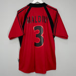 2001/02 AC MILAN MALDINI #3 THIRD SHIRT (L) ADIDAS