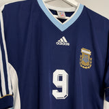 1998/99 ARGENTINA BATISTUTA #9 AWAY SHIRT (XL) ADIDAS