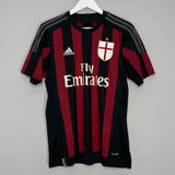 2015/16 AC MILAN BALOTELLI #45 HOME SHIRT (M) ADIDAS