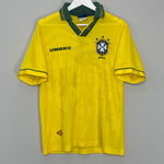 1993/94 BRAZIL HOME SHIRT (M) UMBRO