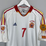 2004/06 SPAIN RAUL #7 AWAY SHIRT (L) ADIDAS