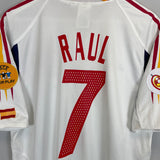 2004/06 SPAIN RAUL #7 AWAY SHIRT (L) ADIDAS