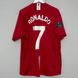 2007/09 MANCHESTER UNITED RONALDO #7 HOME SHIRT (XXL) NIKE