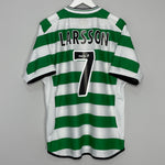 2001/03 CELTIC LARSSON #7 HOME SHIRT (L) UMBRO