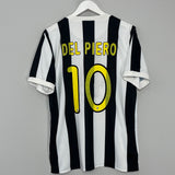 2009/10 JUVENTUS DEL PIERO #10 HOME SHIRT (L) NIKE