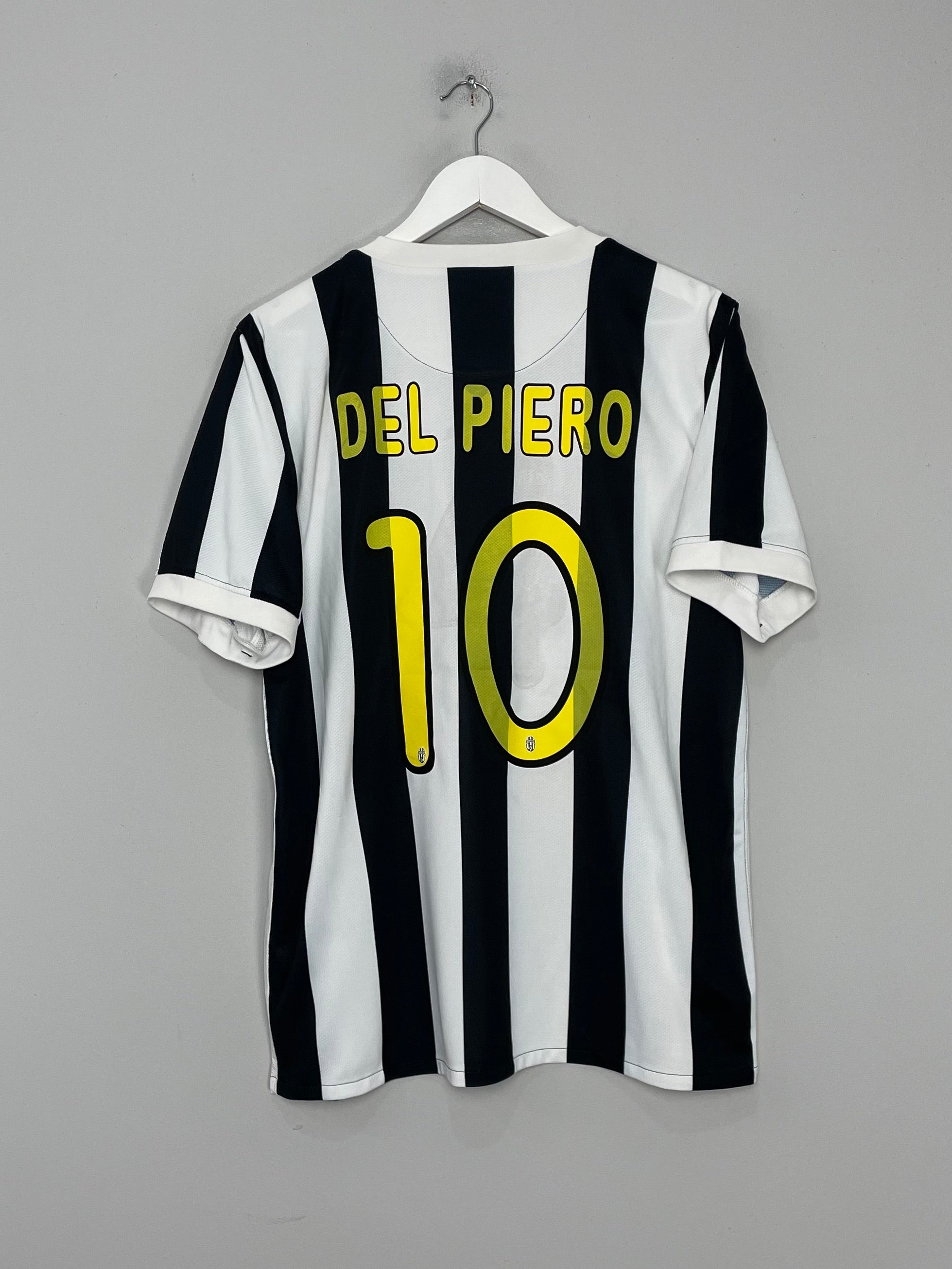 2009/10 JUVENTUS DEL PIERO #10 HOME SHIRT (L) NIKE