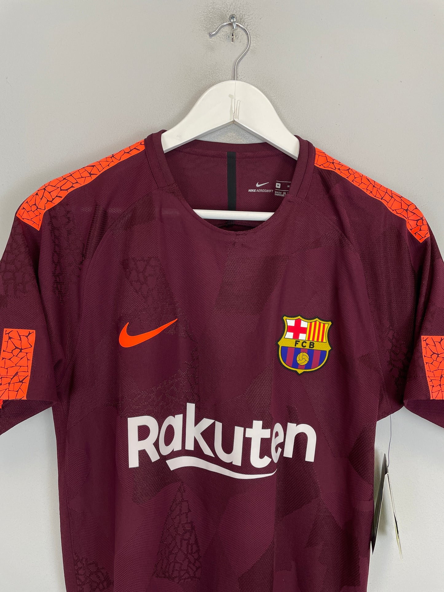 2017/18 BARCELONA *PLAYER ISSUE*  BNWT THIRD SHIRT (M) NIKE