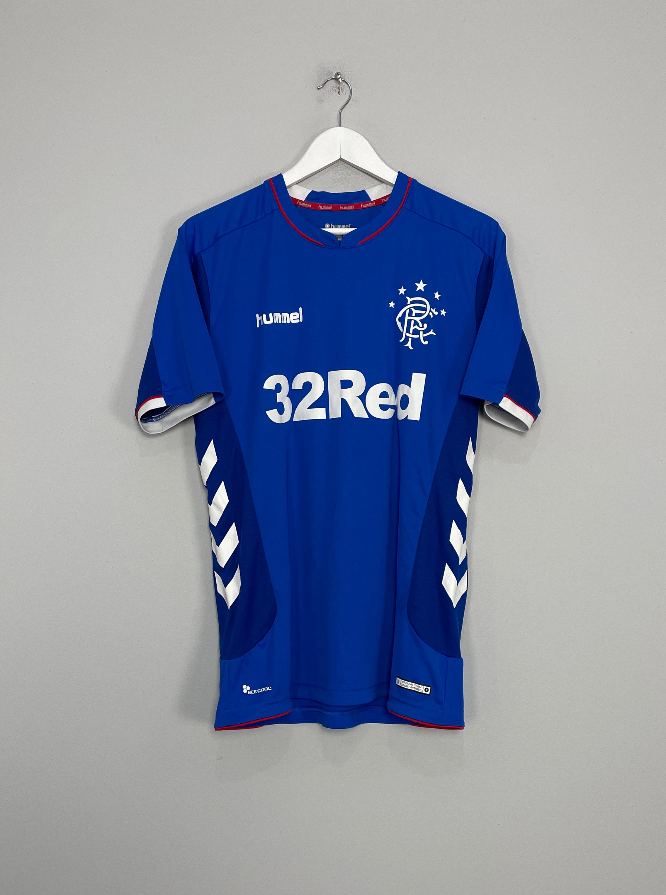 Image of the Rangers shirt from the 2018/19 season