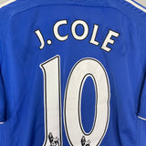 2006/07 CHELSEA J.COLE #10 HOME SHIRT (M) ADIDAS