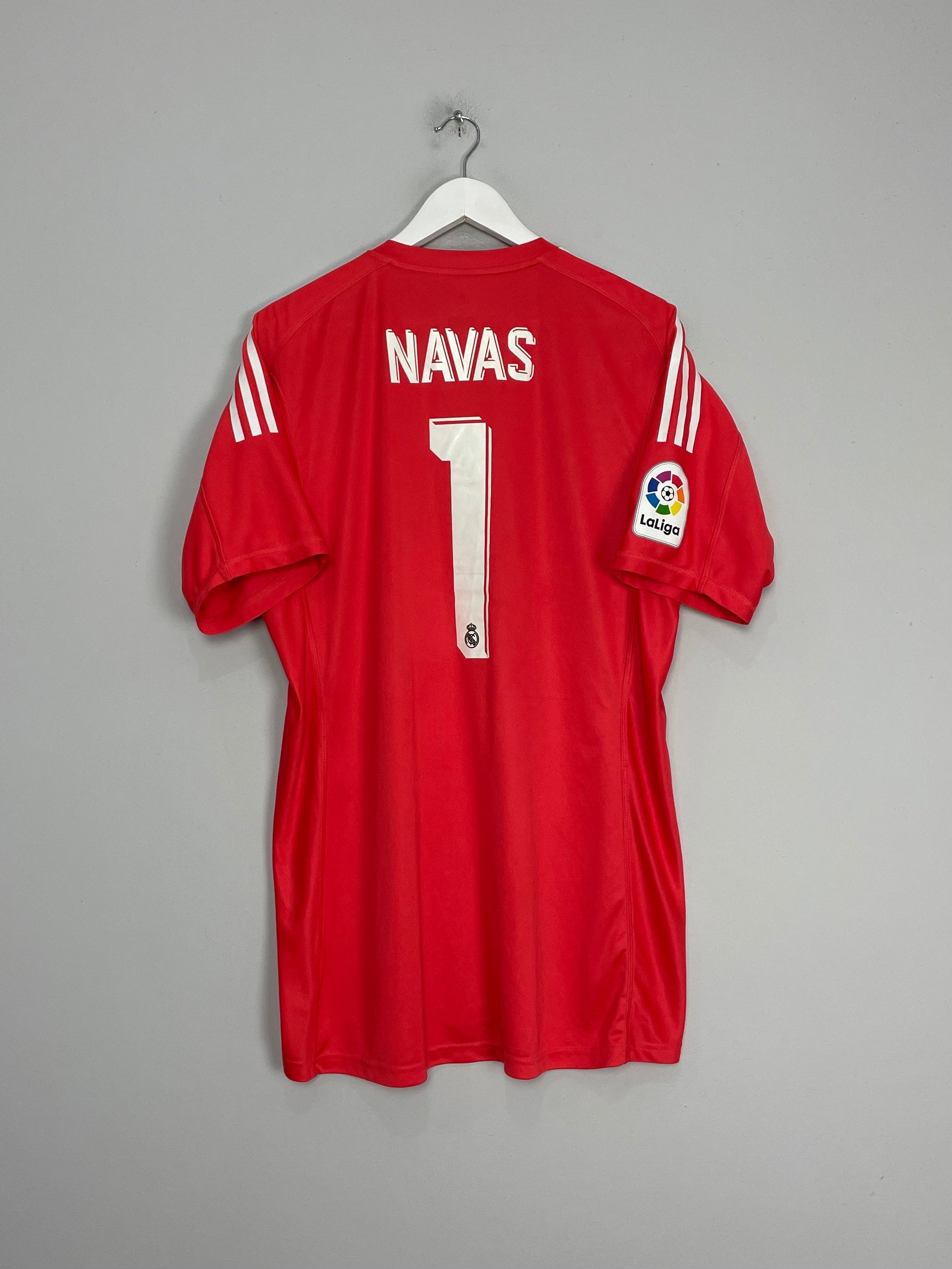 2017/18 REAL MADRID NAVAS #1 GK SHIRT (XL) ADIDAS