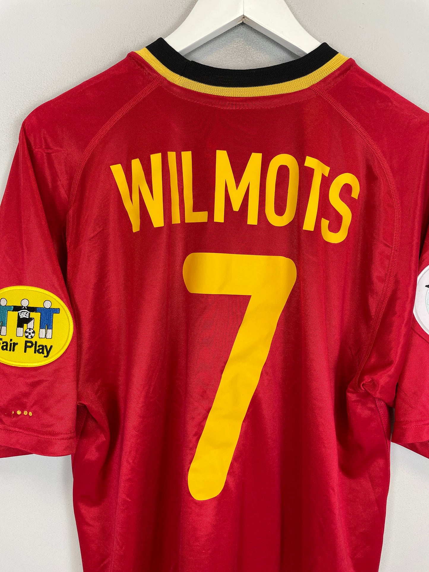 2000/02 BELGIUM WILMOTS #7 HOME SHIRT (S) NIKE