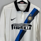 2011/12 INTER MILAN J.ZANETTI #4 AWAY SHIRT (XL) NIKE