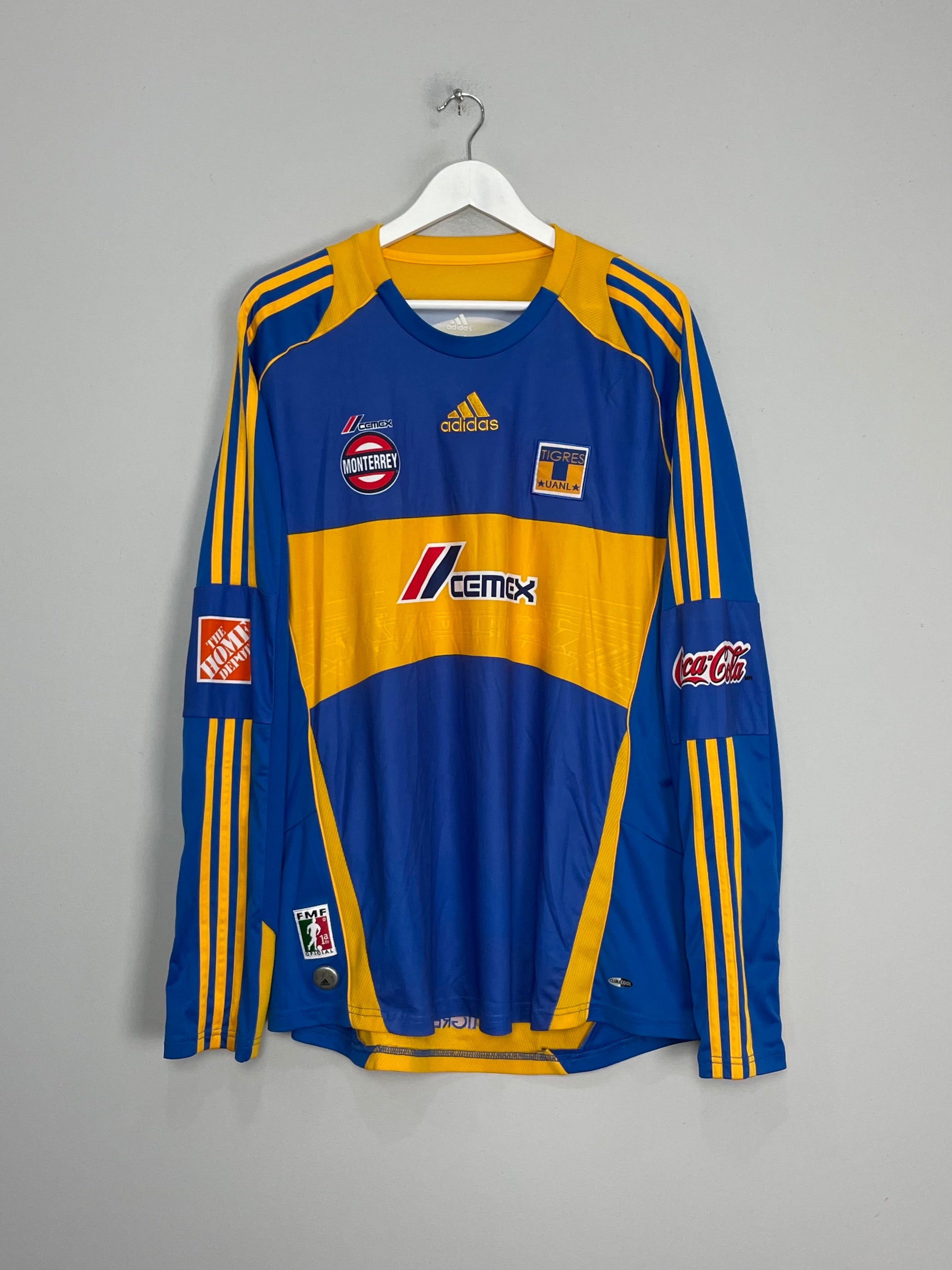 2009/10 TIGRES L/S AWAY SHIRT (XL) ADIDAS