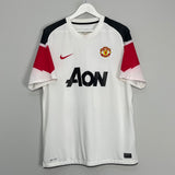 2010/11 MANCHESTER UNITED SCHOLES #18 AWAY SHIRT (L) NIKE