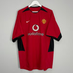 2002/04 MANCHESTER UNITED HOME SHIRT (XL) NIKE