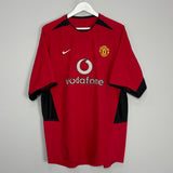 2002/04 MANCHESTER UNITED HOME SHIRT (XL) NIKE