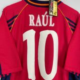 1998/99 SPAIN RAUL #7 *BNWT* HOME SHIRT (L) ADIDAS