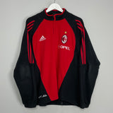 2005/06 AC MILAN 1/4 ZIP FLEECE (M) ADIDAS