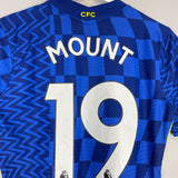 2021/22 CHELSEA MOUNT #19 *MATCH ISSUE* HOME SHIRT (M) NIKE