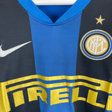 2008/09 INTER MILAN ZANETTI #4 HOME SHIRT (S) NIKE