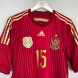 2014/15 SPAIN RAMOS #15 HOME SHIRT (L) ADIDAS