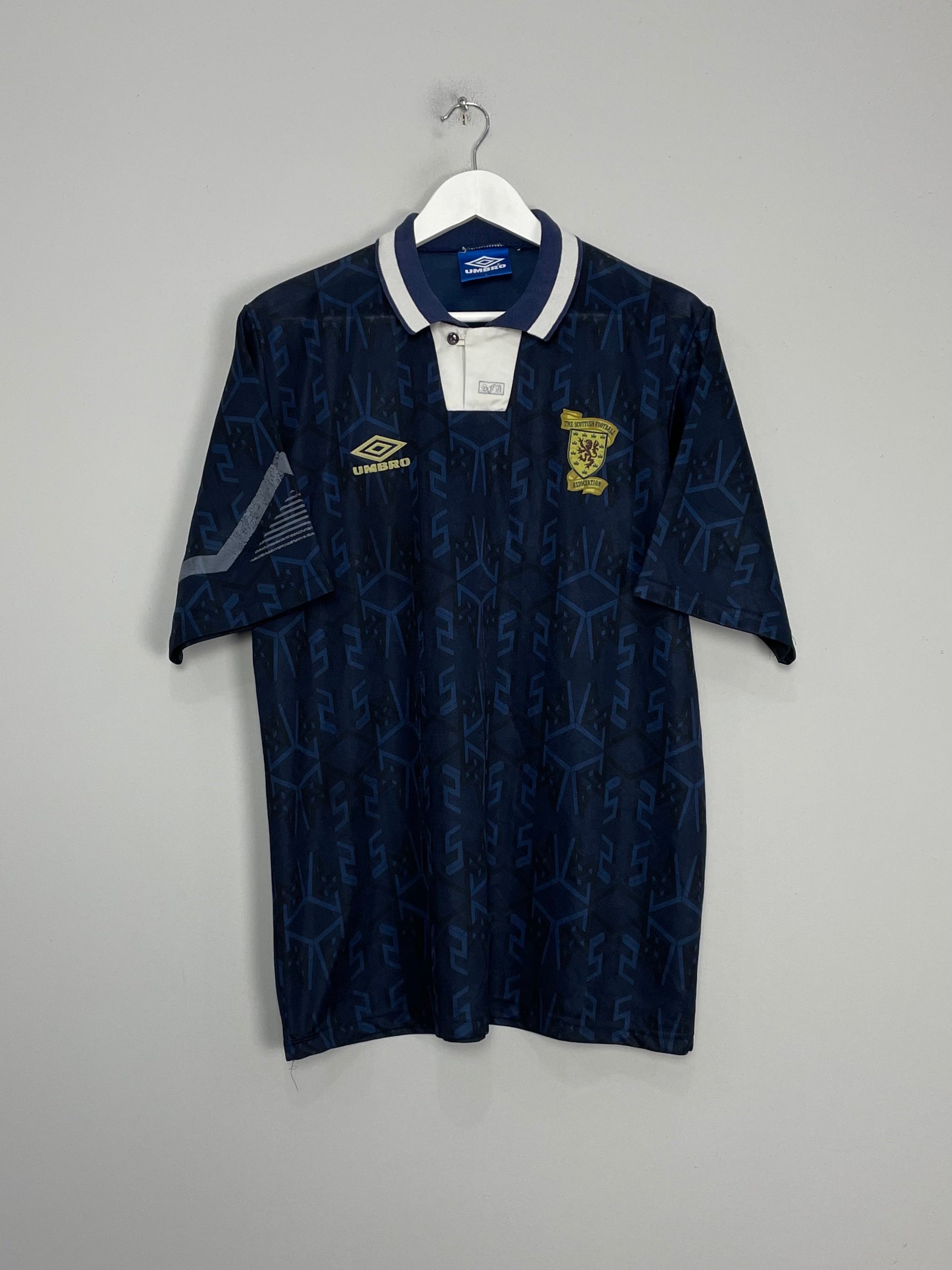 1991/94 SCOTLAND HOME SHIRT (L) UMBRO