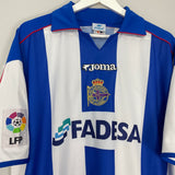 2001/02 DEPORTIVO LA CORUNA DJALMINHA #8 HOME SHIRT (XL) JOMA