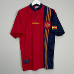 1996/97 SPAIN HOME SHIRT (L) ADIDAS