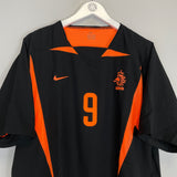 2002/04 NETHERLANDS V.NISTELROOY #9 *PLAYER ISSUE* AWAY SHIRT (XL) NIKE