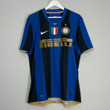 2008/09 INTER MILAN FIGO #7 HOME SHIRT (XL) NIKE