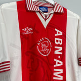 1995/96 AJAX HOME SHIRT (L) UMBRO