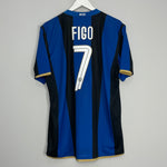 2008/09 INTER MILAN FIGO #7 HOME SHIRT (XL) NIKE