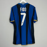 2008/09 INTER MILAN FIGO #7 HOME SHIRT (XL) NIKE