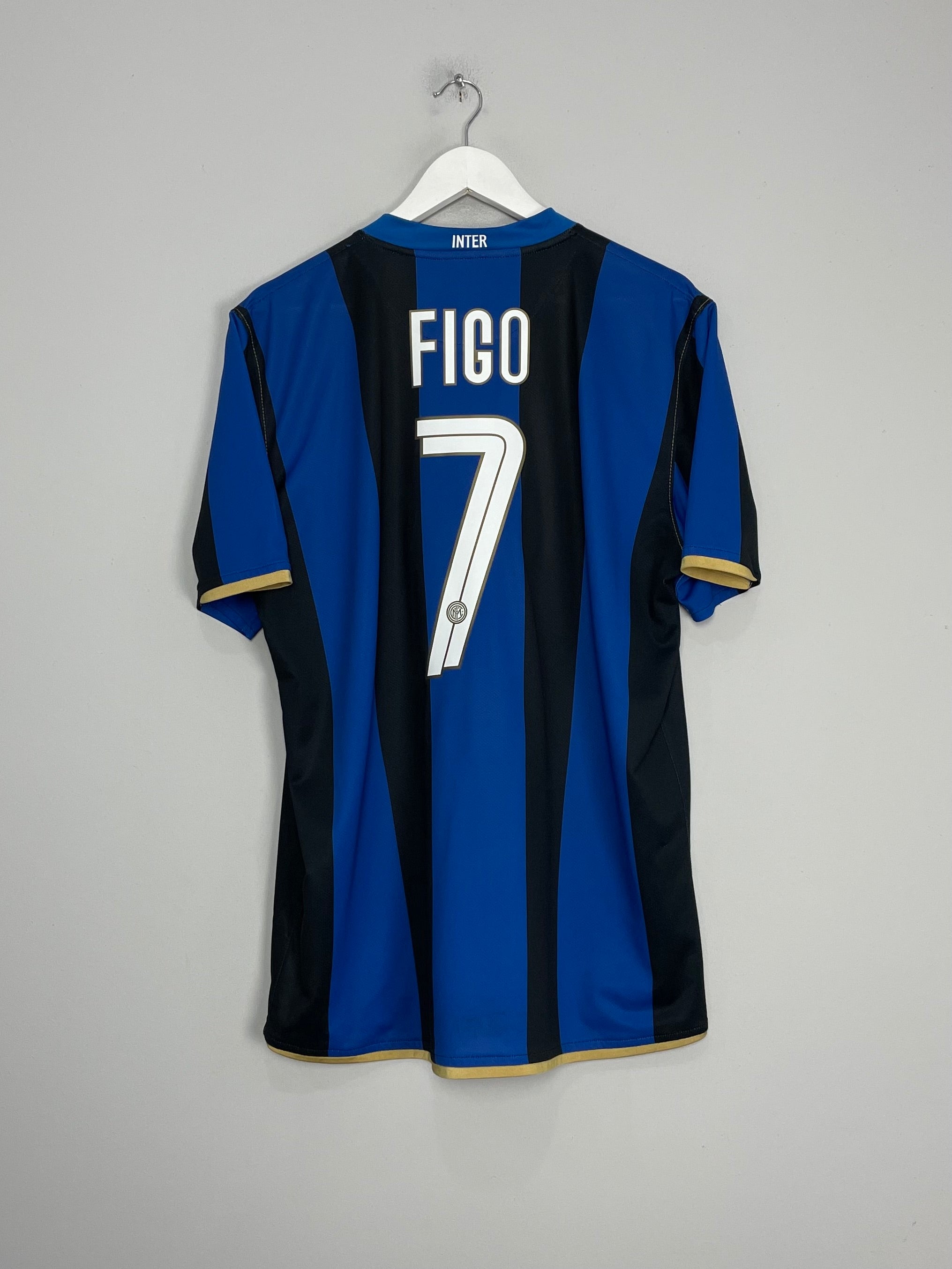 2008/09 INTER MILAN FIGO #7 HOME SHIRT (XL) NIKE